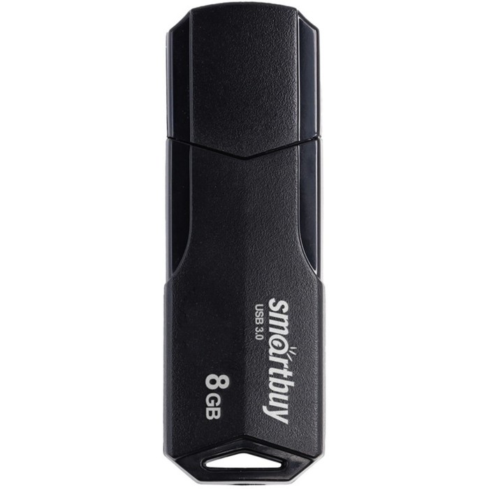 Флешка Smartbuy 8GBCLU-K3, 8 Гб, USB3.0, чт до 175 Мб/с, зап до 25 Мб/с, черная - фото 51566202