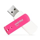 Флешка Smartbuy 16GBDP, 16 Гб, USB2.0, чт до 25 Мб/с, зап до 15 Мб/с, розовая - фото 321615882