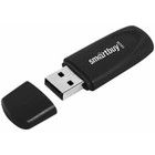Флешка Smartbuy 016GB2SCK, 16 Гб, USB2.0, чт до 15 Мб/с, зап до 12 Мб/с, черная - фото 321615891