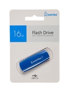 Флешка Smartbuy 016GB2SCB, 16 Гб, USB2.0, чт до 15 Мб/с, зап до 12 Мб/с, синяя - Фото 3