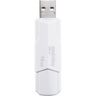 Флешка Smartbuy 16GBCLU-W3, 16 Гб, USB3.0, чт до 175 Мб/с, зап до 25 Мб/с, белая