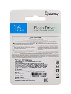 Флешка Smartbuy 016GB3SCW, 16 Гб, USB3.0, чт до 100 Мб/с, зап до 40 Мб/с, белая 10532382