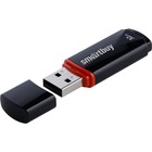 Флешка Smartbuy 32GBCRW-K, 32 Гб, USB2.0, чт до 25 Мб/с, зап до 15 Мб/с, черная - фото 321615916