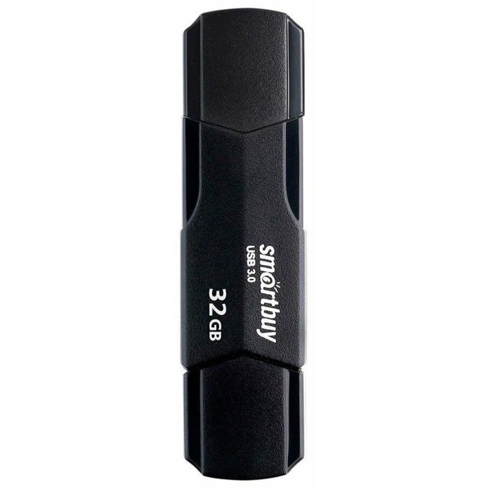 Флешка Smartbuy 32GBCLU-K3, 32 Гб, USB3.0, чт до 175 Мб/с, зап до 25 Мб/с, черная - фото 51566266