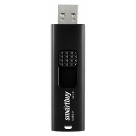 Флешка Smartbuy 032GB3FSK, 32 Гб, USB3.0, чт до 100 Мб/с, зап до 60 Мб/с, черная