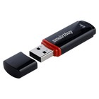 Флешка Smartbuy 64GBCRW-K, 64 Гб, USB2.0, чт до 25 Мб/с, зап до 15 Мб/с, черная - фото 321615964