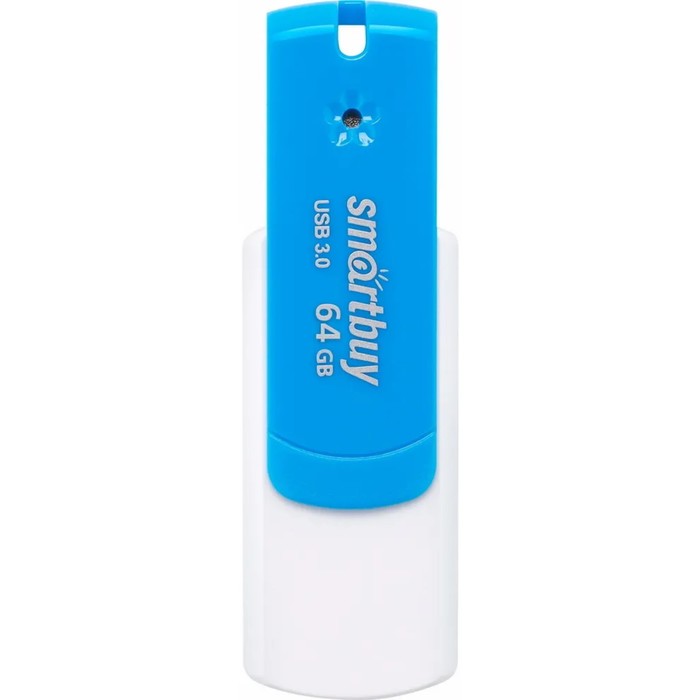 Флешка Smartbuy 64GBDB-3, 64 Гб, USB3.0, чт до 75 Мб/с, зап до 15 Мб/с, синяя - фото 51566310