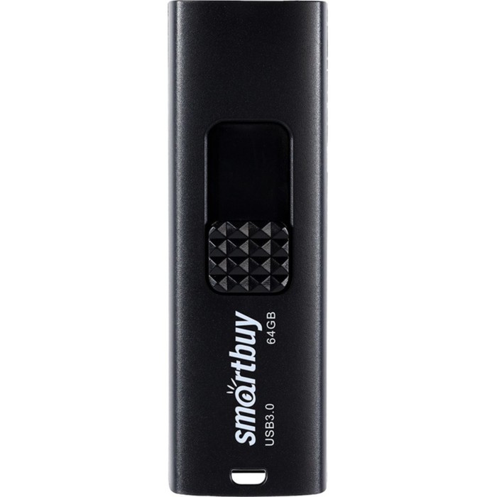 Флешка Smartbuy 064GB3FSK, 64 Гб, USB3.0, чт до 100 Мб/с, зап до 60 Мб/с, черная - фото 51566313