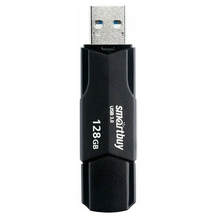Флешка Smartbuy 128GBCLU-K3, 128 Гб, USB3.0, чт до 175 Мб/с, зап до 25 Мб/с, черная - фото 51566332