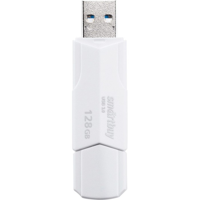 

Флешка Smartbuy 128GBCLU-W3, 128 Гб, USB3.0, чт до 175 Мб/с, зап до 25 Мб/с, белая