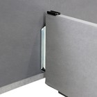 Кровать мягкая с подъёмным механизмом «Регги», 1600×2000 мм, велюр, цвет серый - Фото 9