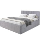 Кровать мягкая с подъёмным механизмом «Регги», 1600×2000 мм, велюр, цвет серый - Фото 1