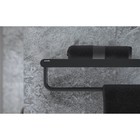Полка для полотенец со штангой 60 см черный ARTWELLE - Фото 5