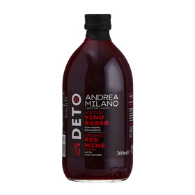 Уксус DETO винный красный органич 6% 500 мл с/б 1/6 Andrea Milano