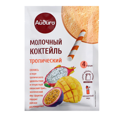 Молочный коктель Айдиго, Тропический, 60 г