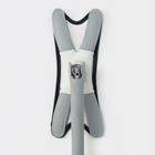 УЦЕНКА Швабра с отжимом Twist Raccoon, насадка из микрофибры 36×14 см, стальная нержавеющая ручка 125 см - Фото 5