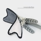 УЦЕНКА Швабра с отжимом Twist Raccoon, насадка из микрофибры 36×14 см, стальная нержавеющая ручка 125 см - Фото 6