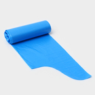Мешки для мусора с ушками Доляна «Стандарт», 35 л, 8 мкм, 50×65,5 см, ПНД, 20 шт, цвет синий - Фото 4