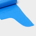 Мешки для мусора с ушками Доляна «Стандарт», 35 л, 8 мкм, 50×65,5 см, ПНД, 20 шт, цвет синий - Фото 6