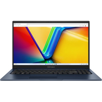 Ноутбук Asus VivoBook X1504ZA-BQ1143, 15.6", i3 1215U, 8 Гб, SSD 512 Гб, UHD, noOS, синий