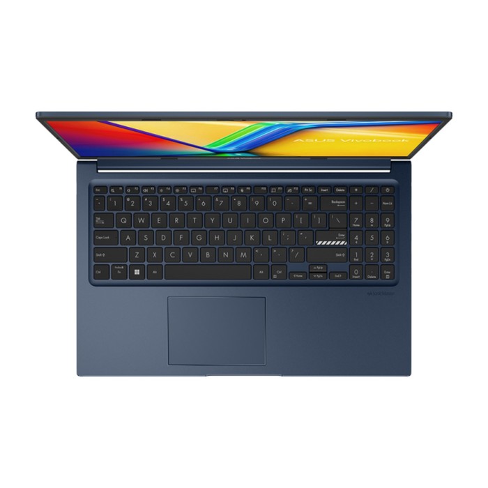 Ноутбук Asus VivoBook X1504ZA, 15.6", i3 1215U, 16Гб, SSD 512 Гб, UHD, noOS, синий