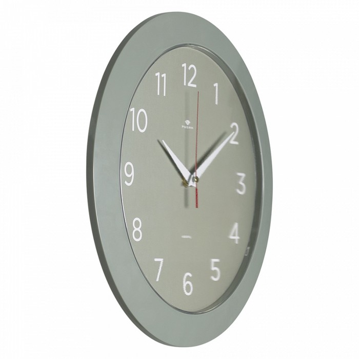 Часы настенные интерьерные "Классика", бесшумные,  d-30 см, оливковые - фото 1906742052