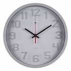 Часы настенные интерьерные "Классика", круглые d-30 см, бесшумные, серые - Фото 3