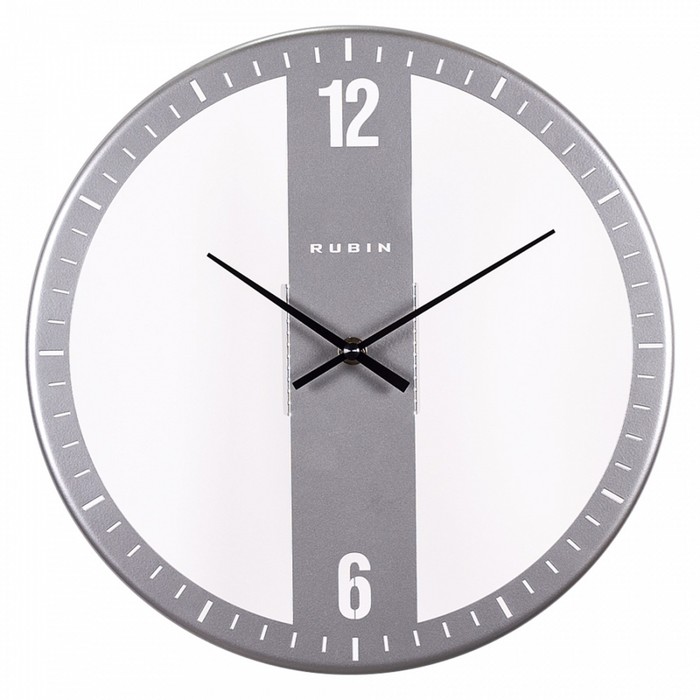 Часы настенные интерьерные, из металла Лофт, d-32 см, бесшумные, серые - фото 1906742076