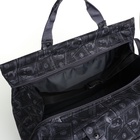 Сумка дорожная MONEY, наружный карман, длинный ремень, чёрная - Фото 2