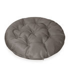 Подушка круглая на кресло непромокаемая D60 см, цвет серый, грета 20%, полиэстер 80% - Фото 3