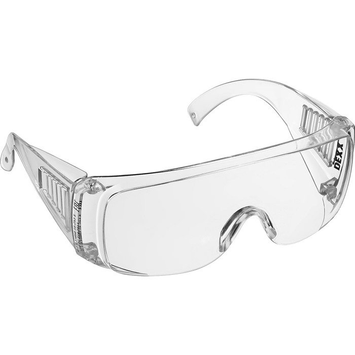 Очки защитные DEXX 11050_z02, открытого типа, прозрачные, монолинза - Фото 1