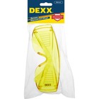 Очки защитные DEXX 11051_z02, открытого типа, желтые, монолинза - Фото 2