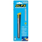 Нож универсальный OLFA OL-180-BLACK, автофиксатор, 9 мм - Фото 1