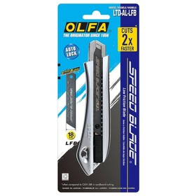 Нож универсальный OLFA OL-LTD-AL-LFB, 18 мм