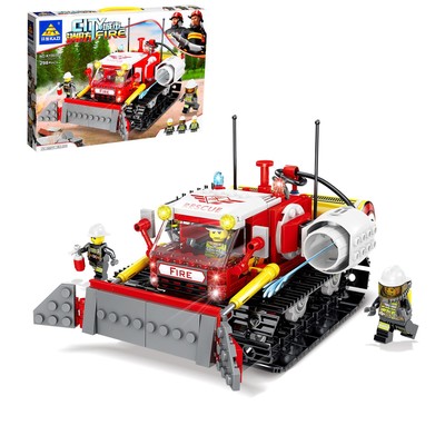 УЦЕНКА Конструктор пожарные «Гусеничный вездеход», стреляет водой, 298 деталей
