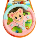 Музыкальный руль «Забавные зверята», звуковые эффекты, цвет МИКС, уценка - Фото 6