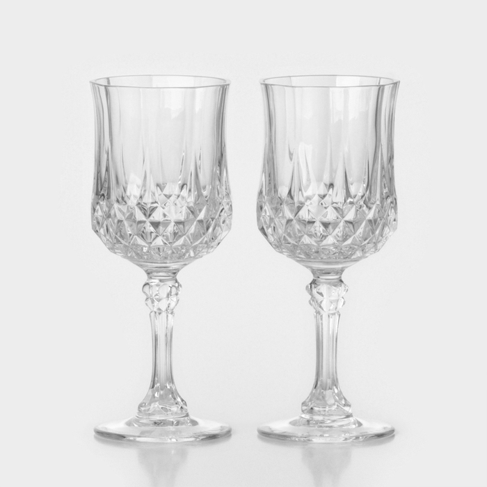 Набор стекляных бокалов для вина Longchamp, 250 мл, 2 шт - Фото 1
