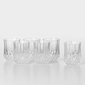 Набор стаканов Longchamp, 230 мл, хрустальное стекло, 6 шт