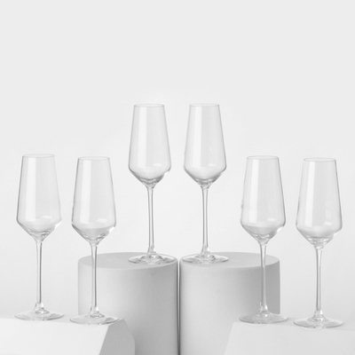 Набор фужеров для шампанского ULTIME, 210 мл, хрустальное стекло, 6 шт