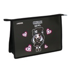 Папка для тетрадей А4, 330 х 230 х 100 мм (ЭКСТРА-ВМЕСТИМОСТЬ), молния сверху, пластик, de VENTE Anime Girl - фото 24347506