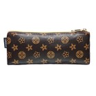 Пенал мягкий, 1 отделение, 80 х 210 х 35 мм, объёмный, deVENTE, Monogram, искусвенная кожа, с подкладом - фото 24486815