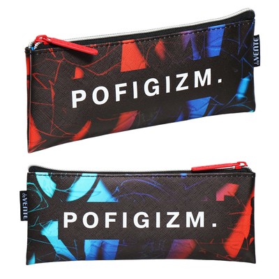 Пенал мягкий, 1 отделение, 90×215×10 мм, плоский, deVENTE, Pofigizm, искусственная кожа