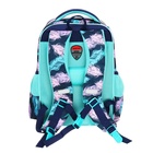 Рюкзак школьный 37х28х14, эргономичная спинка, deVENTE Smart 14L, Happy Owl, для девочек, бирюзовый/фиолетовый - Фото 5