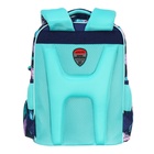 Рюкзак школьный 37х28х14, эргономичная спинка, deVENTE Smart 14L, Happy Owl, для девочек, бирюзовый/фиолетовый - Фото 6