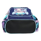 Рюкзак школьный 37х28х14, эргономичная спинка, deVENTE Smart 14L, Happy Owl, для девочек, бирюзовый/фиолетовый - Фото 7
