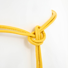 Пояс-шнурок женский, без пряжки, цвет жёлтый - фото 9941442