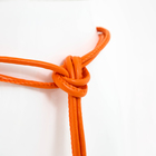 Пояс-шнурок женский, без пряжки, цвет оранжевый - фото 9941453