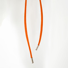 Пояс-шнурок женский, без пряжки, цвет оранжевый - фото 9941454