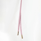 Пояс-шнурок женский, без пряжки, цвет розовый - фото 9941459