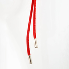 Пояс-шнурок женский, без пряжки, цвет красный - фото 9941476